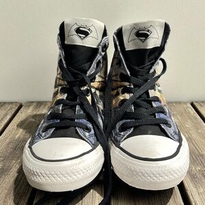 🖤 Converse Batman v Superman High Top Sneakers – Men’s 7.5 / Women’s 9